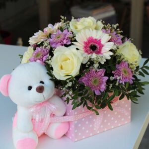 Μία πολύ γλυκιά πρόταση για να στείλετε τις ευχές σας που αφορούν γέννηση κοριτσιού, στα αγαπημένα σας πρόσωπα.